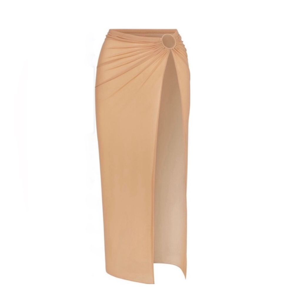 SKIMS Swim mesh sarong coverup skirt